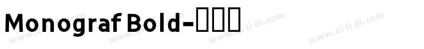 Monograf Bold字体转换
